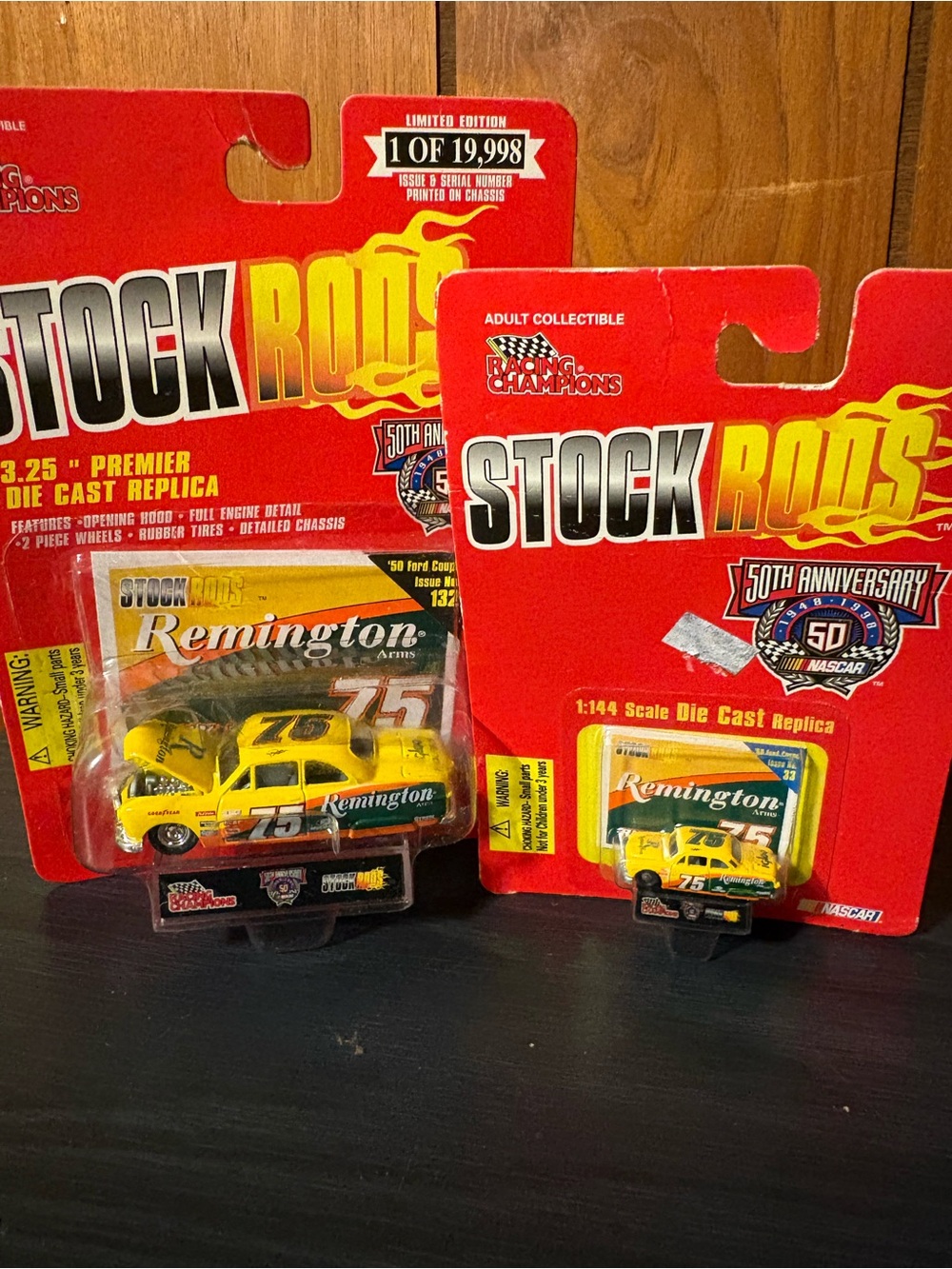 Remington Yellow Stock Rods Die-Cast Car - Collector Edition